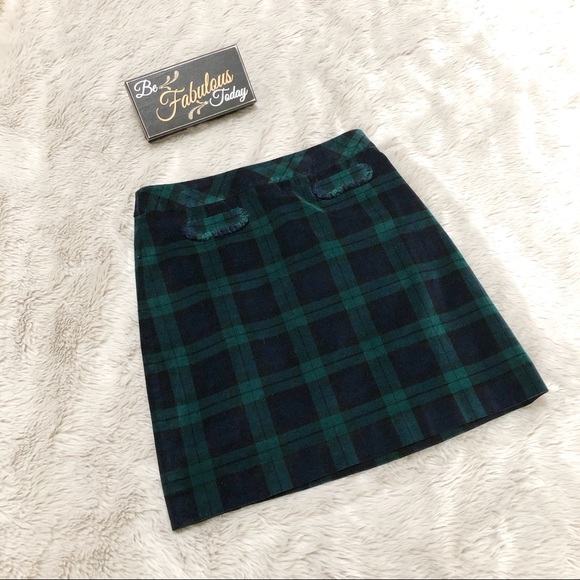 Talbots Dresses & Skirts - Talbots Women’s Line A Skirt Plaid velvet Size 8